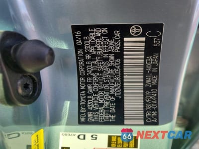 Zdjęcie 12 z 12 samochodu: 2016 TOYOTA PRIUS V TWO VIN:JTDZN3EU8GJ054706 - miniatura