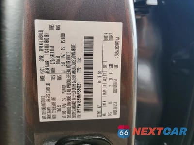 Zdjęcie 12 z 12 samochodu: 2021 FORD F150 SUPERCREW VIN:1FTFW1E89MFB80921 - miniatura