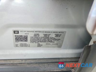 Zdjęcie 13 z 13 samochodu: 2019 CHEVROLET TRAX LS VIN:3GNCJKSB1KL176850 - miniatura