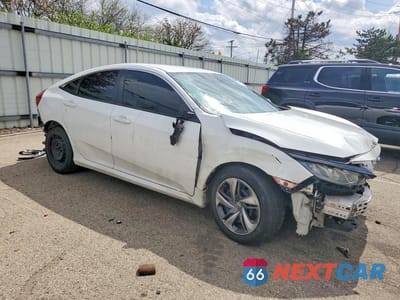 Czwarte zdjęcie samochodu z boku: 2019 HONDA CIVIC LX VIN:2HGFC2F60KH592606 - miniatura