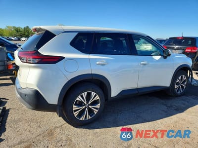 Trzecie zdjęcie samochodu z tyłu: 2021 NISSAN ROGUE SV VIN:5N1AT3BB9MC755563 - miniatura