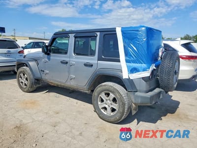 Drugie zdjęcie samochodu z przodu: 2021 JEEP WRANGLER UNLIMITED SPORT VIN:1C4HJXKN0MW618794 - miniatura