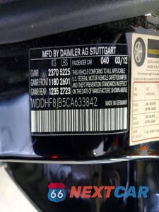 Zdjęcie 12 z 12 samochodu: 2012 MERCEDES-BENZ E 350 4MATIC VIN:WDDHF8JB5CA633842 - miniatura