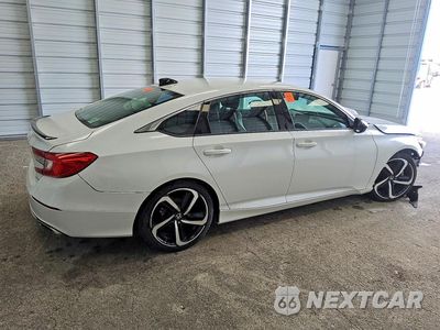 Trzecie zdjęcie samochodu z tyłu: 2022 HONDA ACCORD SPORT VIN:1HGCV1F36NA089176 - miniatura