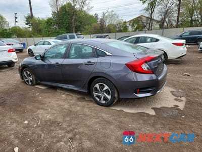Drugie zdjęcie samochodu z przodu: 2019 HONDA CIVIC LX VIN:2HGFC2F6XKH566739 - miniatura