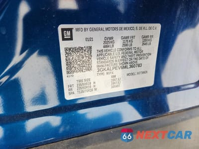 Zdjęcie 14 z 14 samochodu: 2021 GMC TERRAIN SLT VIN:3GKALPEV6ML360783 - miniatura