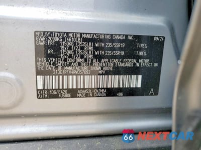 Zdjęcie 13 z 13 samochodu: 2024 TOYOTA RAV4 XLE PREMIUM VIN:2T3C1RFV4RW357093 - miniatura