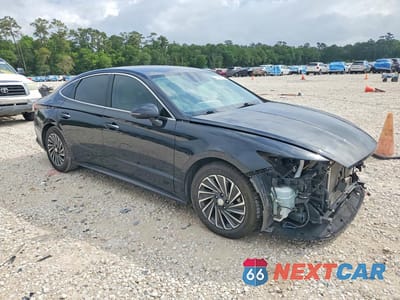 Czwarte zdjęcie samochodu z boku: 2022 HYUNDAI SONATA HYBRID LIMITED VIN:KMHL54JJ4NA049132 - miniatura
