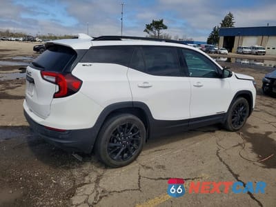 Trzecie zdjęcie samochodu z tyłu: 2023 GMC TERRAIN SLT VIN:3GKALPEG7PL107560 - miniatura