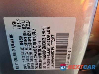 Zdjęcie 13 z 13 samochodu: 2021 HONDA PILOT EX-L VIN:5FNYF5H50MB021596 - miniatura