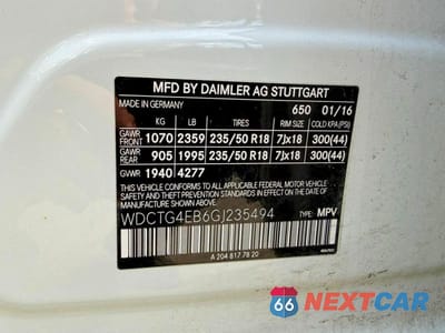 Zdjęcie 10 z 14 samochodu: 2016 MERCEDES-BENZ GLA 250 VIN:WDCTG4EB6GJ235494 - miniatura