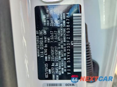 Zdjęcie 13 z 13 samochodu: 2026 KIA SPORTAGE LX VIN:5XYK23DF2TG384784 - miniatura