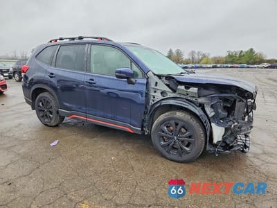 Czwarte zdjęcie samochodu z boku: 2019 SUBARU FORESTER SPORT VIN:JF2SKAPC1KH514213 - miniatura