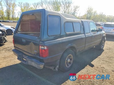 Trzecie zdjęcie samochodu z tyłu: 2002 FORD RANGER SUPER CAB VIN:1FTYR44V42TA65764 - miniatura