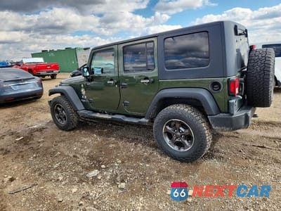 Drugie zdjęcie samochodu z przodu: 2008 JEEP WRANGLER UNLIMITED X VIN:1J8GA39198L583390 - miniatura
