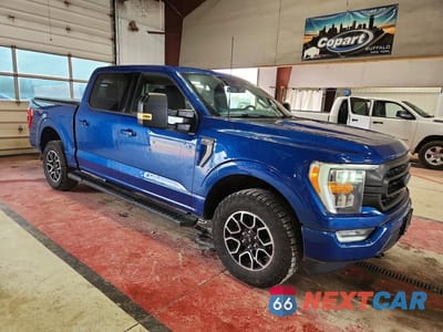 Czwarte zdjęcie samochodu z boku: 2022 FORD F150 SUPERCREW VIN:1FTEW1EP3NFC11293 - miniatura
