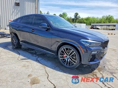 Czwarte zdjęcie samochodu z boku: 2021 BMW X6 XDRIVE40I VIN:5UXCY6C02M9G52142 - miniatura