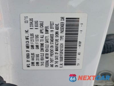 Zdjęcie 13 z 13 samochodu: 2015 ACURA TLX TECH VIN:19UUB1F5XFA015534 - miniatura