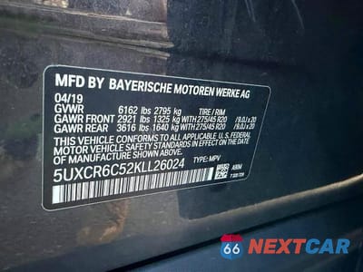 Zdjęcie 10 z 14 samochodu: 2019 BMW X5 XDRIVE40I VIN:5UXCR6C52KLL26024 - miniatura