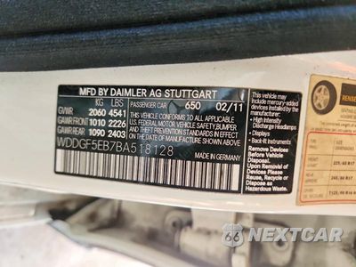 Zdjęcie 12 z 12 samochodu: 2011 MERCEDES-BENZ C 300 VIN:WDDGF5EB7BA518128 - miniatura