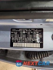 Zdjęcie 13 z 13 samochodu: 2011 HYUNDAI TUCSON GLS VIN:KM8JUCAC7BU212579 - miniatura