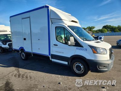 Czwarte zdjęcie samochodu z boku: 2020 FORD TRANSIT DELIVERY TRUCK VIN:1FDBW5Z8XLKB30322 - miniatura