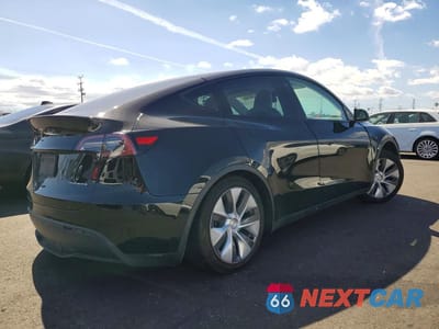Trzecie zdjęcie samochodu z tyłu: 2021 TESLA MODEL Y VIN:5YJYGDEE6MF144802 - miniatura