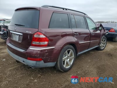 Trzecie zdjęcie samochodu z tyłu: 2008 MERCEDES-BENZ GL 450 4MATIC VIN:4JGBF71E98A397249 - miniatura