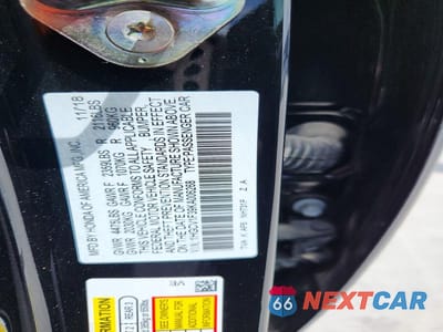Zdjęcie 13 z 13 samochodu: 2019 HONDA ACCORD SPORT VIN:1HGCV1F39KA006268 - miniatura