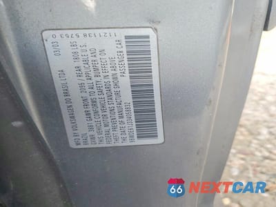 Zdjęcie 12 z 12 samochodu: 2003 VOLKSWAGEN GTI VIN:9BWDE61J334058832 - miniatura