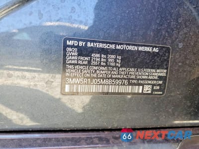 Zdjęcie 12 z 12 samochodu: 2021 BMW 330I VIN:3MW5R1J05M8B59976 - miniatura