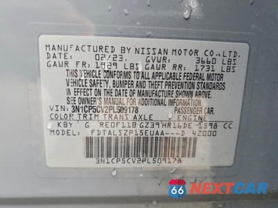 Zdjęcie 12 z 12 samochodu: 2023 NISSAN KICKS SV VIN:3N1CP5CV2PL509178 - miniatura