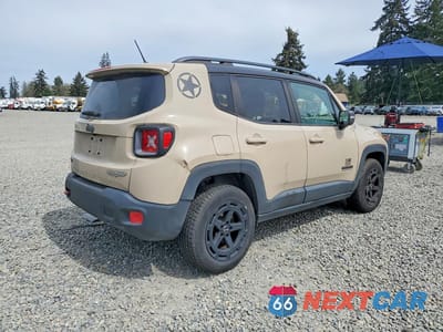 Trzecie zdjęcie samochodu z tyłu: 2017 JEEP RENEGADE TRAILHAWK VIN:ZACCJBCB3HPF35719 - miniatura