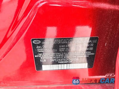 Zdjęcie 12 z 12 samochodu: 2016 HYUNDAI SONATA SE VIN:5NPE24AF6GH382056 - miniatura