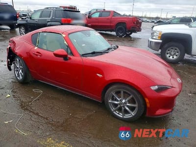 Czwarte zdjęcie samochodu z boku: 2017 MAZDA MX-5 MIATA GRAND TOURING VIN:JM1NDAM72H0106081 - miniatura
