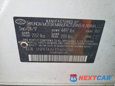 Zdjęcie 12 z 12 samochodu: 2018 HYUNDAI SONATA SPORT VIN:5NPE34AF3JH656348 - miniatura