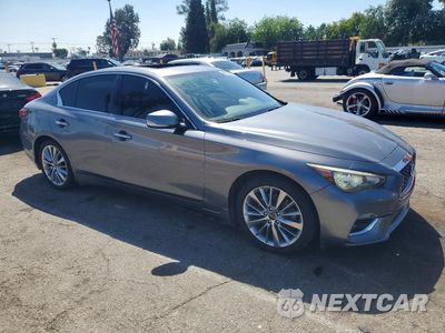 Czwarte zdjęcie samochodu z boku: 2018 INFINITI Q50 3.0T LUXE VIN:JN1EV7AP1JM363691 - miniatura