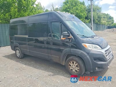 Czwarte zdjęcie samochodu z boku: 2023 RAM PROMASTER 2500 DELIVERY VAN VIN:3C6LRVDG3PE504414 - miniatura