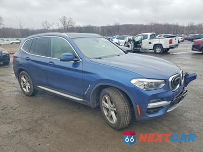 Czwarte zdjęcie samochodu z boku: 2021 BMW X3 XDRIVE30I VIN:5UXTY5C00M9F46282 - miniatura