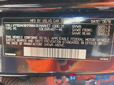 Zdjęcie 12 z 12 samochodu: 2019 VOLVO S90 T5 MOMENTUM VIN:LVY102AK8KP088430 - miniatura