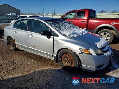 Czwarte zdjęcie samochodu z boku: 2009 HONDA CIVIC LX VIN:2HGFA16519H540662 - miniatura