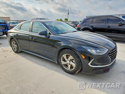 Czwarte zdjęcie samochodu z boku: 2021 HYUNDAI SONATA SE VIN:5NPEG4JA6MH090280 - miniatura