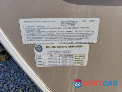 Zdjęcie 10 z 10 samochodu: 2008 KEYSTONE MOUNTAINEER CAMPER VIN:4YDT32P2X8M730555 - miniatura