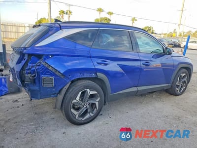 Trzecie zdjęcie samochodu z tyłu: 2023 HYUNDAI TUCSON LIMITED VIN:5NMJE3AE5PH174612 - miniatura