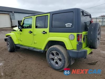 Drugie zdjęcie samochodu z przodu: 2016 JEEP WRANGLER UNLIMITED SAHARA VIN:1C4BJWEG3GL292346 - miniatura