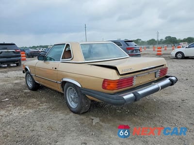 Drugie zdjęcie samochodu z przodu: 1982 MERCEDES-BENZ 380 SL VIN:WDBBA45A1CB013040 - miniatura