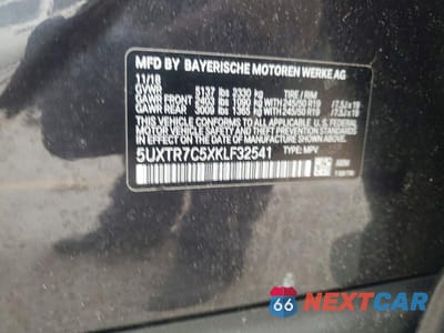 Zdjęcie 13 z 13 samochodu: 2019 BMW X3 SDRIVE30I VIN:5UXTR7C5XKLF32541 - miniatura