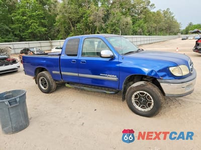 Czwarte zdjęcie samochodu z boku: 2002 TOYOTA TUNDRA ACCESS CAB SR5 VIN:5TBRN34172S305808 - miniatura