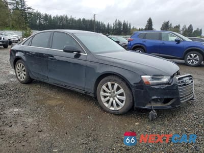 Czwarte zdjęcie samochodu z boku: 2013 AUDI A4 PREMIUM VIN:WAUBFAFL7DN050012 - miniatura