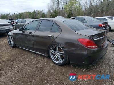 Drugie zdjęcie samochodu z przodu: 2016 MERCEDES-BENZ C 300 4MATIC VIN:55SWF4KB0GU159495 - miniatura